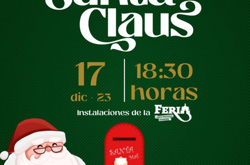  Gobierno del Estado invita a las familias a convivir con Santa Claus en la FENAPO