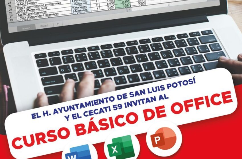  Gobierno Municipal impulsa a los jóvenes de San Luis Potosí con curso de paquetería de Office