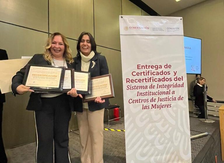  Centro de Justicia para las mujeres obtiene recertificacion