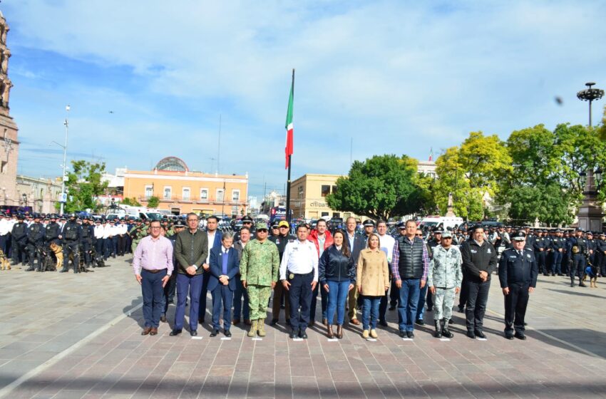  Tere Jiménez pone en marcha operativo “Navidad Segura”; 1,900 efectivos resguardarán la paz en el Estado