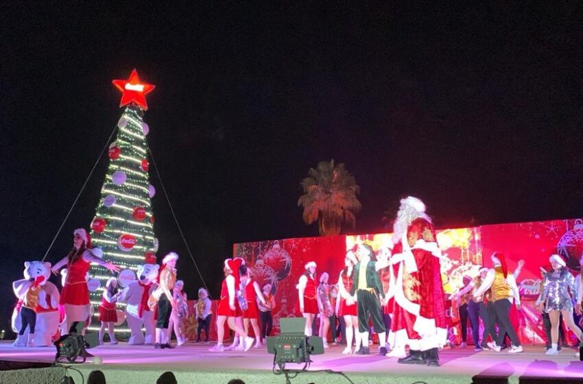  Gobierno invita a las familias al show navideño en el Tangamanga I