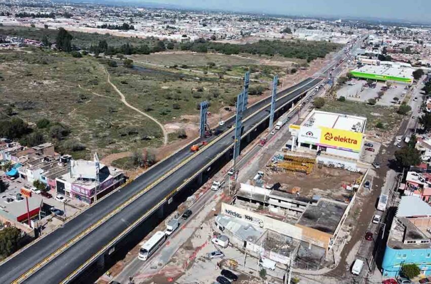  Gobierno entregará nuevo puente en Circuito Potosí a inicios de 2024