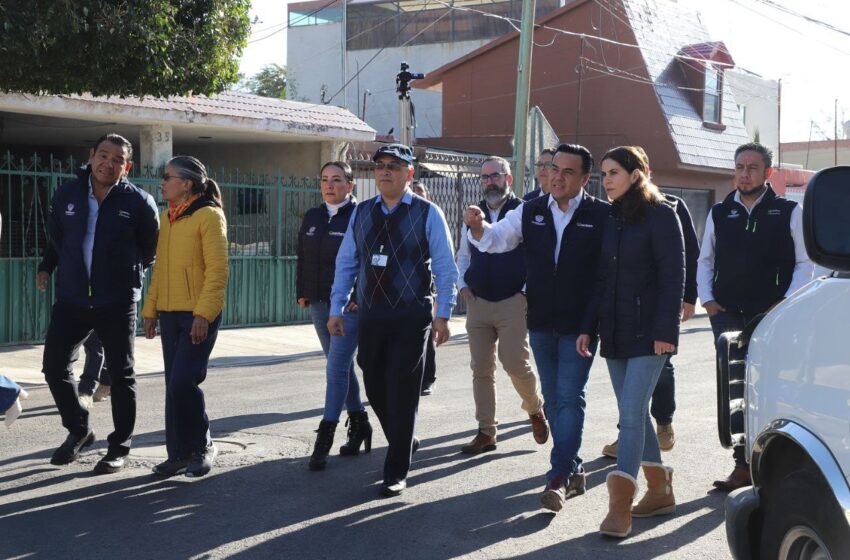  Supervisa Luis Nava acciones de mejora en la colonia Las Plazas