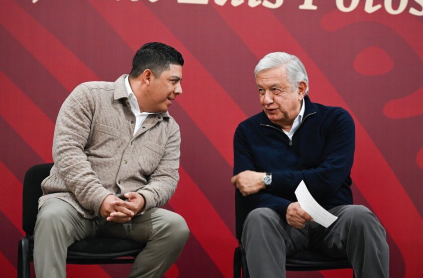  Ricardo Gallardo es un buen Gobernador, afirma López Obrador