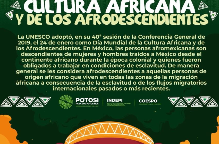  Gobierno promueve derechos de población afrodescendiente