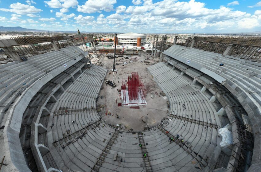  “Arena Potosí: Avance en Construcción Supera el 65% Bajo Supervisión del Gobernador Gallardo”