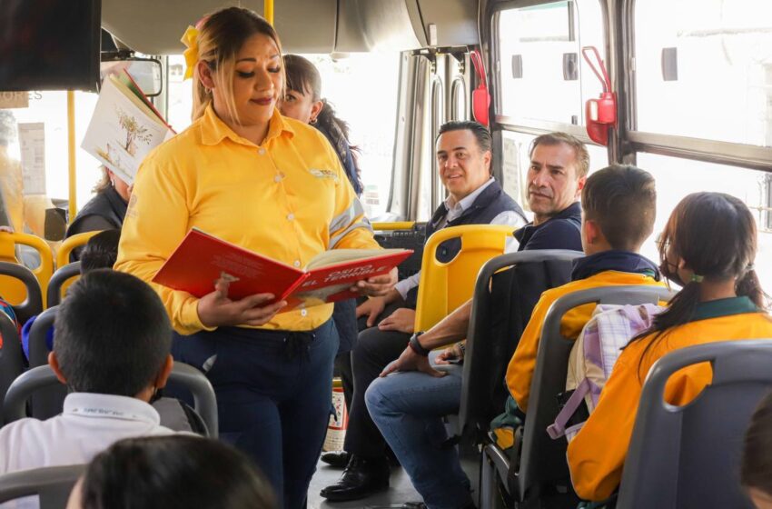  “Cultura en Movimiento”: Querétaro Transforma el Transporte Escolar en Espacios de Lectura y Creatividad