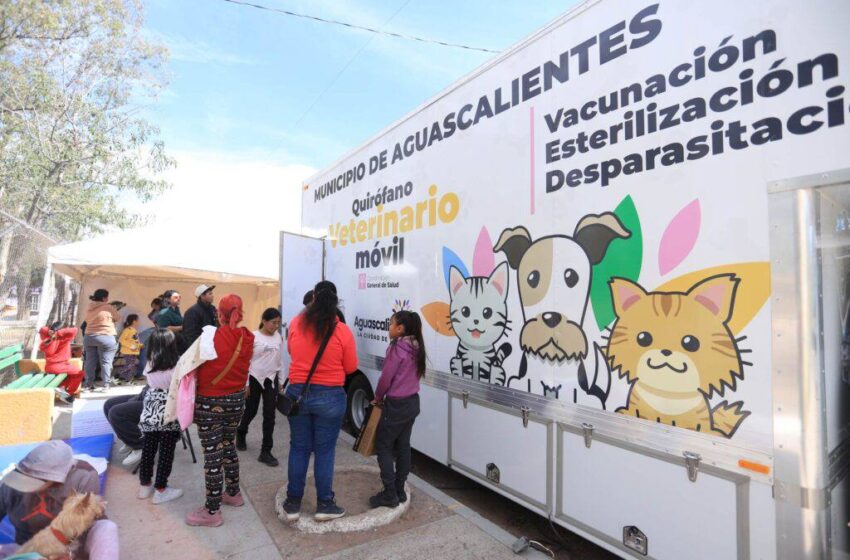  Aguascalientes inauguró las operaciones del Quirófano Veterinario Móvil