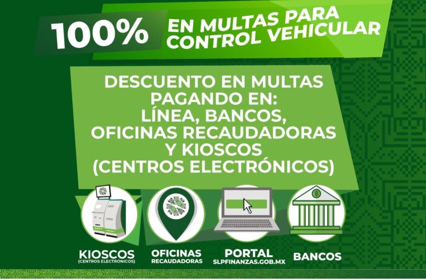  Últimos días con descuentos en multas de control vehicular