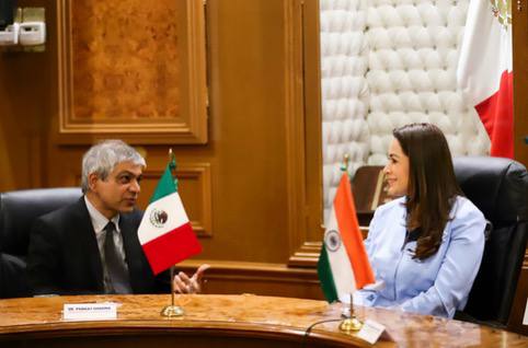  Gobernadora de Aguascalientes Fortalece Vínculos con la India