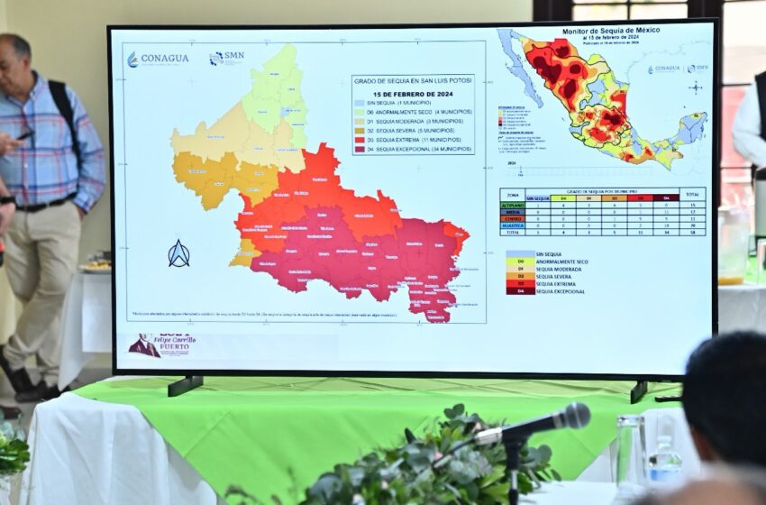  San Luis Potosí Implementa Estrategia Integral Contra la Sequía