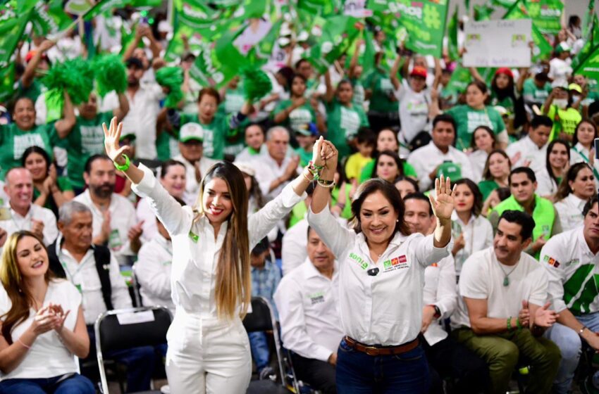  La ola verde arrasa en San Luis Potosí: Candidatos apuntan al triunfo absoluto