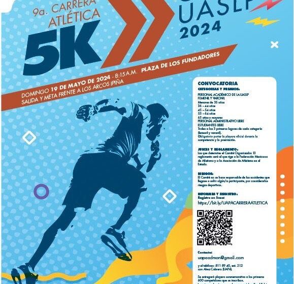  La UAPA de la UASLP Celebra la 9ª Carrera Atlética 5K en Honor al Día del Maestro
