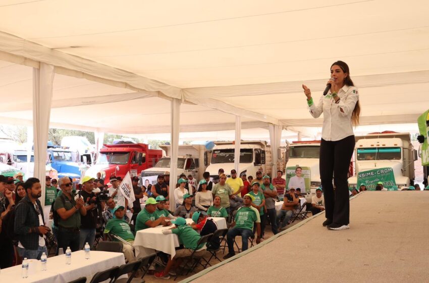  Apoyo total a más obra y empleos en San Luis Potosí: Ruth González