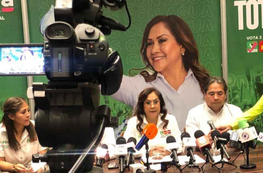  Sonia Mendoza promete resolver el problema del agua en San Luis Potosí