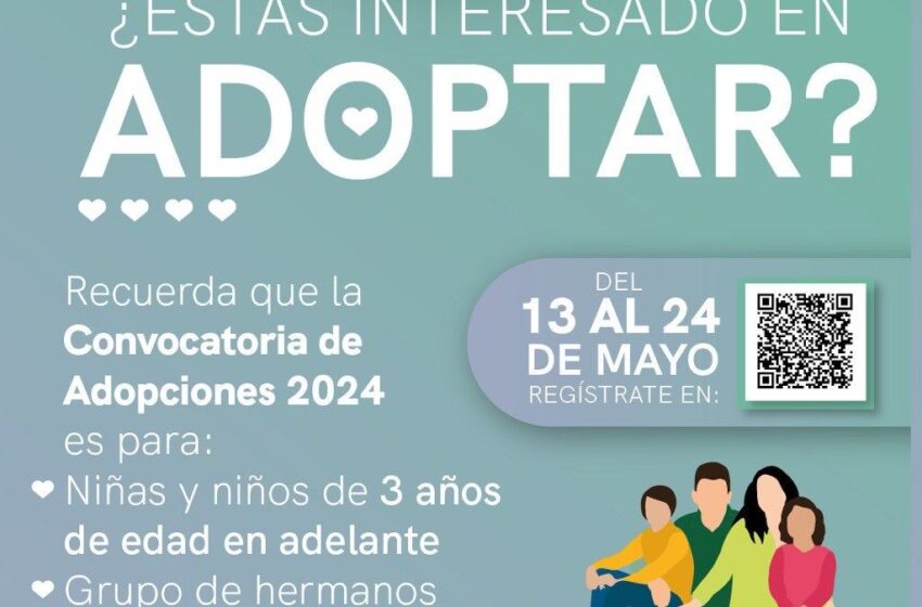  Abre convocatoria para adopciones 2024 en Querétaro