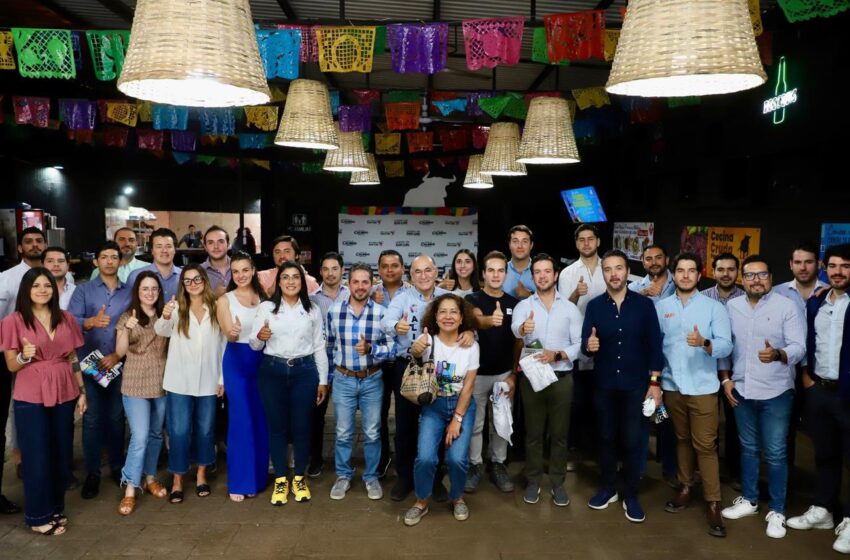  Este 2 de junio nos jugamos el futuro de la ciudad: Enrique Galindo ante jóvenes empresarios de San Luis Potosí