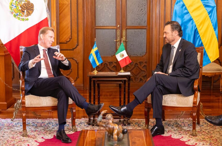  El Embajador de Suecia en México, Gunnar Aldén, visita Querétaro para fortalecer lazos comerciales