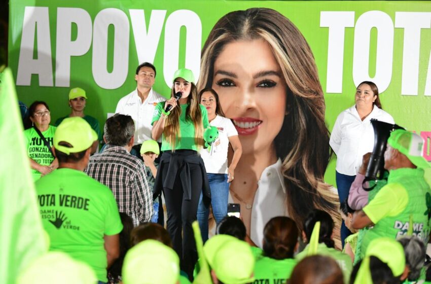  Ruth González promueve el voto verde en Cerro de San Pedro