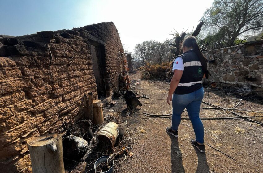  Evalúan daños en Santa María del Río y Tierranueva tras incendio forestal