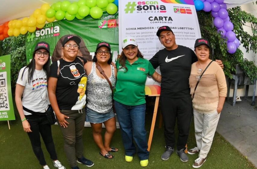  Sonia Mendoza Firma Carta Compromiso con la Comunidad LGBTTTIQ+