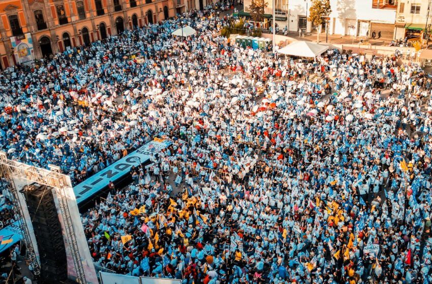  “Esta es nuestra ciudad, nadie nos la va a quitar”: Enrique Galindo en cierre de campaña