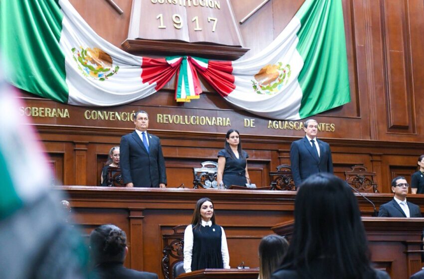  Clausura de sesiones en el Congreso de Aguascalientes destaca avances en desarrollo social y económico