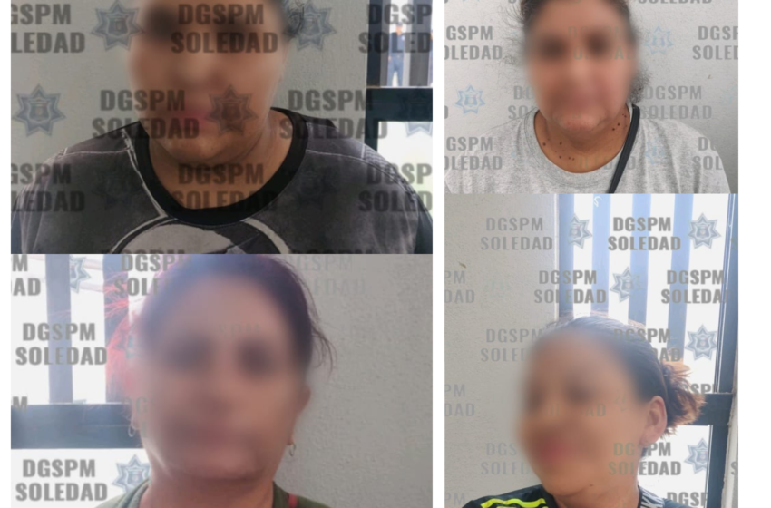 En colonia La Virgen, cuatro mujeres detenidas por presuntos delitos electorales