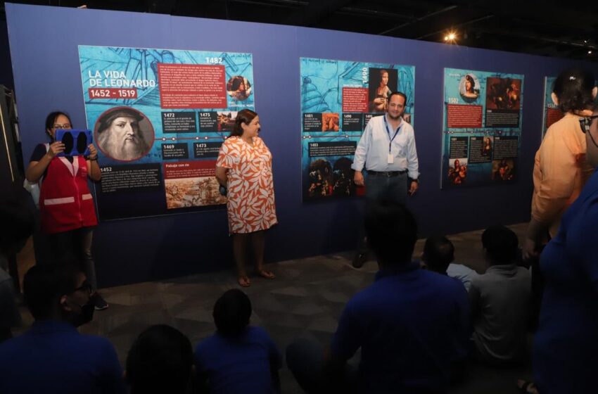  Alcaldesa Daniela Cid Lidera Visita a la Exposición “Da Vinci Experience” Beneficiando a Niños con Síndrome de Down