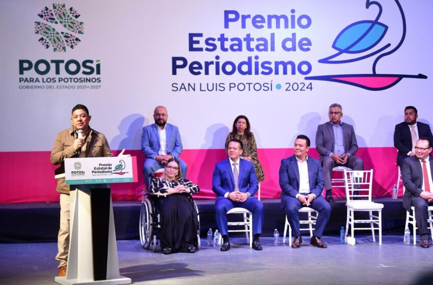  Entrega del Premio Estatal de Periodismo 2024 por el Gobernador Ricardo Gallardo