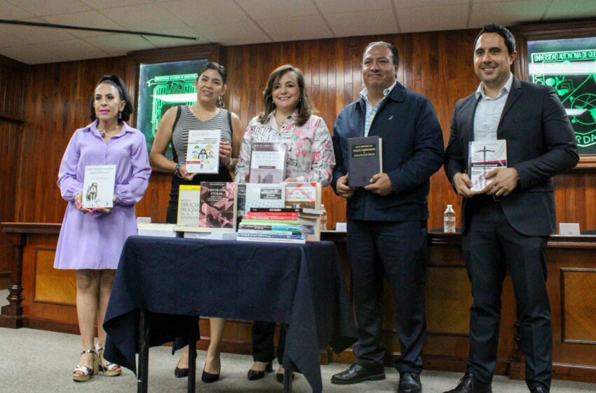  Municipio de Querétaro Dona Lote de Libros Especializados a la Facultad de Derecho de la UAQ