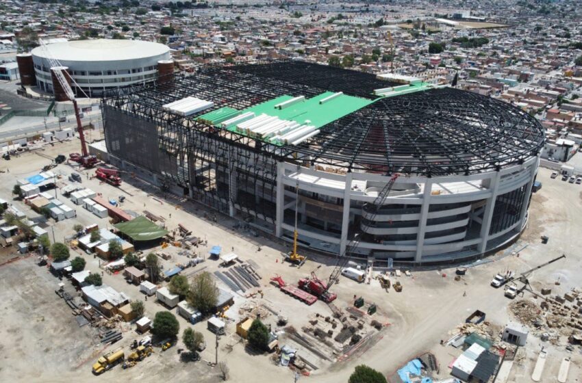  Avanza construcción de la nueva Arena Potosí con un progreso superior al 70%