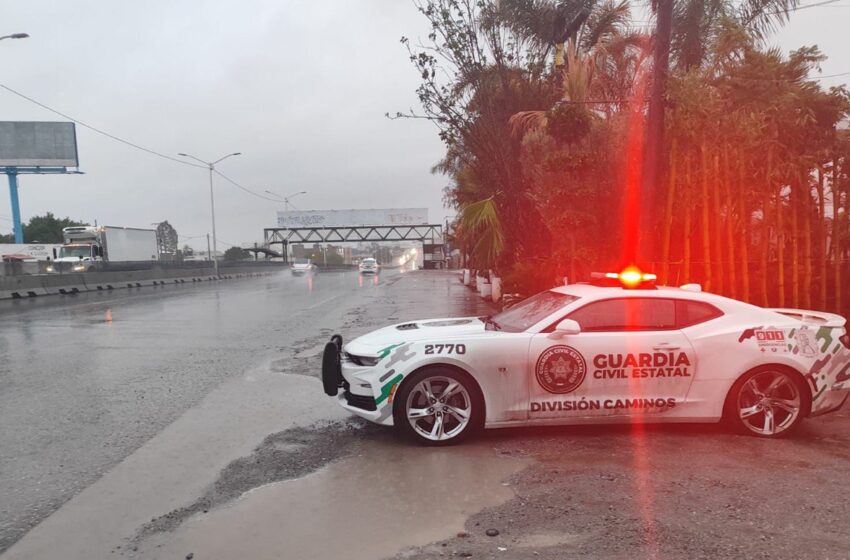  División Caminos de la Guardia Civil Estatal activó operativo por lluvias