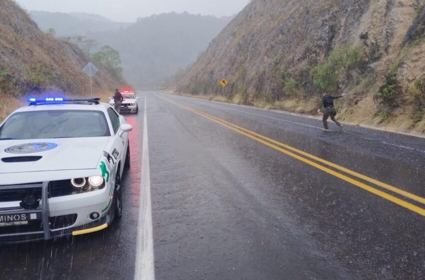  Gobierno del Estado refuerza vigilancia en carreteras ante lluvias