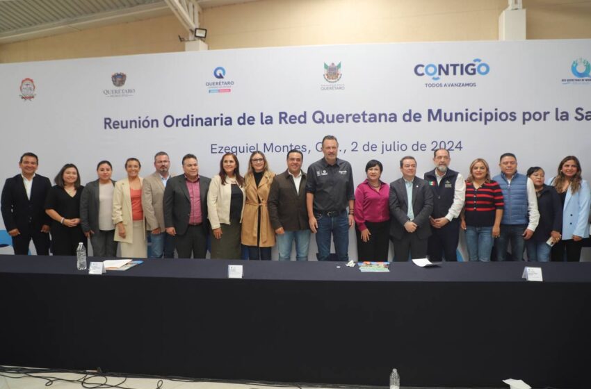  Primera Reunión Ordinaria de la Red Queretana de Municipios por la Salud 2024 bajo el liderazgo de Luis Nava