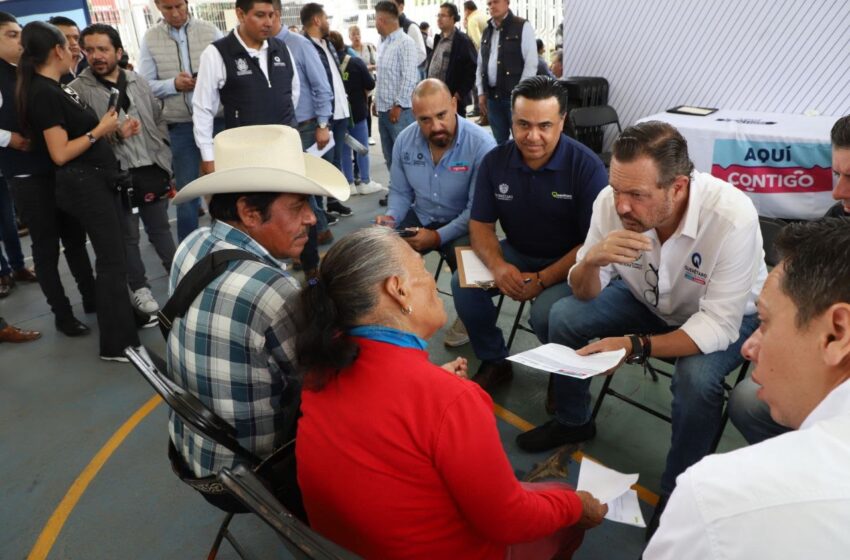  Acompaña Luis Nava al Gobernador en la Jornada “Aquí Contigo”