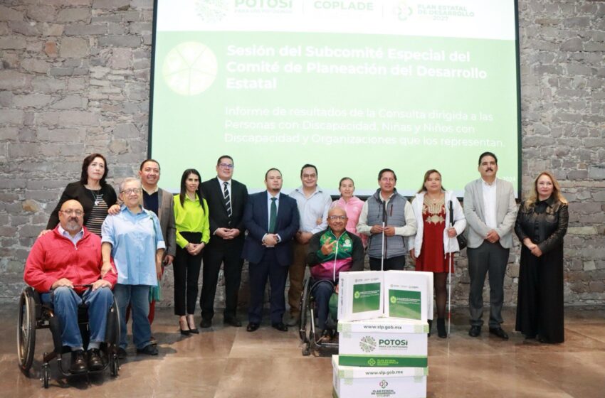  San Luis Potosí realiza consulta pionera a personas con discapacidad destacando a nivel nacional