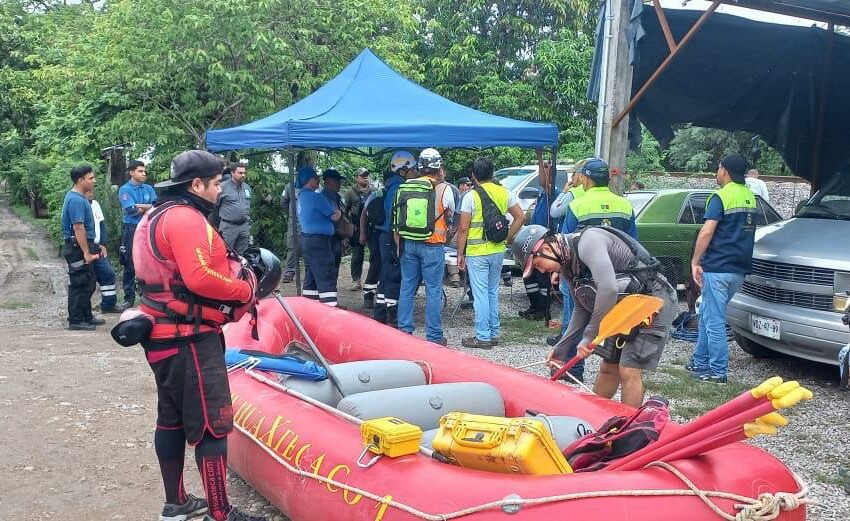  Continúa la búsqueda de joven que cayó en el río Santa Rosa