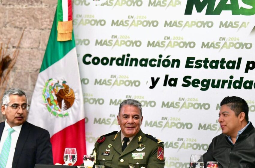  Gobierno Estatal fortalecerá coordinación con fuerzas militares