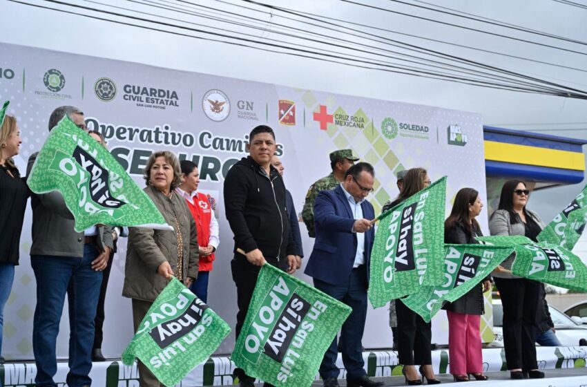  Ricardo Gallardo pone en marcha Operativo Vacaciones Seguras 2024