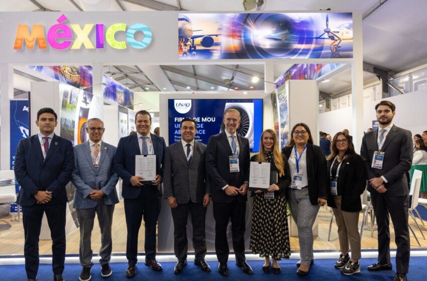  UNAQ y GE Aerospace Establecen Alianza Estratégica en la Feria Internacional Aeronáutica de Farnborough