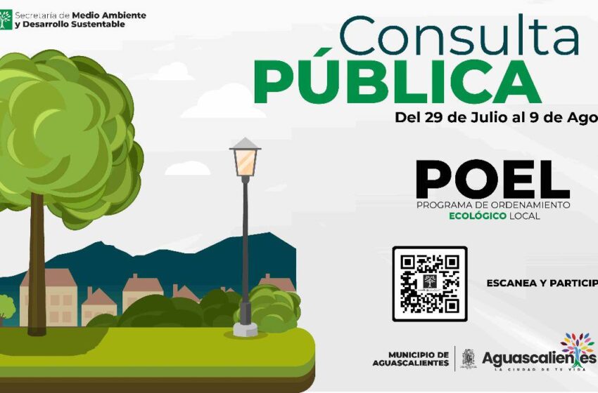  Consulta pública del programa de ordenamiento ecológico local invita a la participación ciudadana