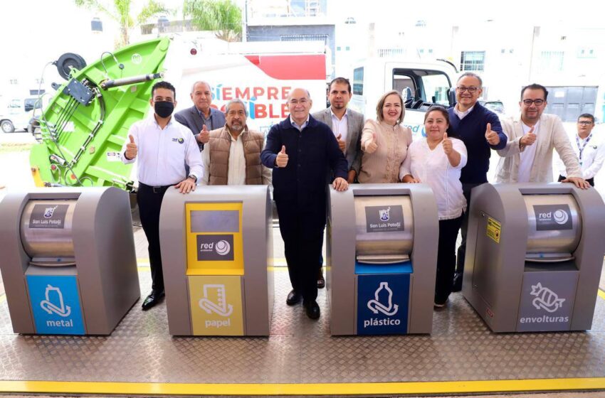  Enrique Galindo inaugura nueva tecnología para la recolección de basura en San Luis Potosí