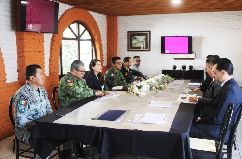  Tere Jiménez lidera reunión para fortalecer estrategias de seguridad regional en Aguascalientes