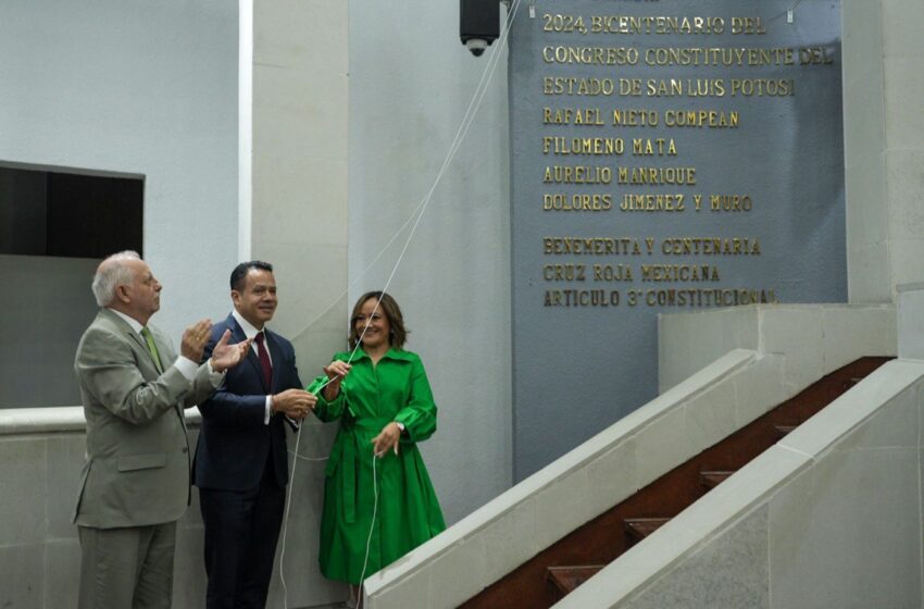  San Luis Potosí conmemora el Bicentenario del Congreso Constituyente con la develación de un epígrafe