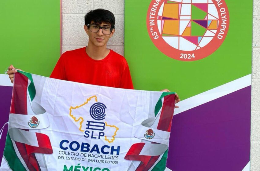  Potosino brilla en olimpiada internacional de matemáticas