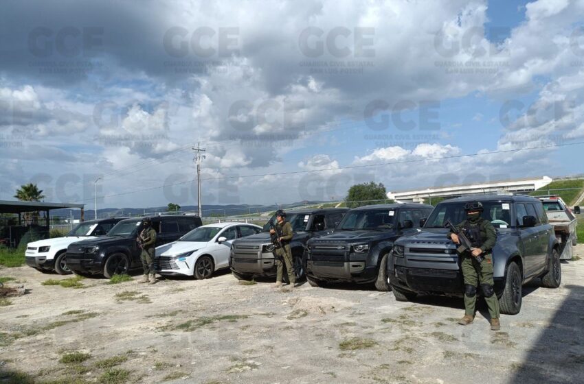  Acción inmediata de la Guardia Civil Estatal permite recuperar seis vehículos hurtados de nodriza