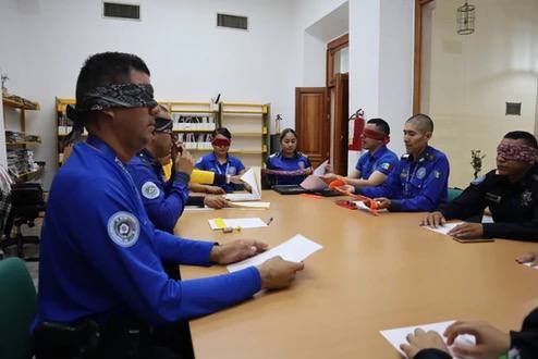  Capacitación en Lenguaje de Señas y Braille para Policía Turística en Aguascalientes