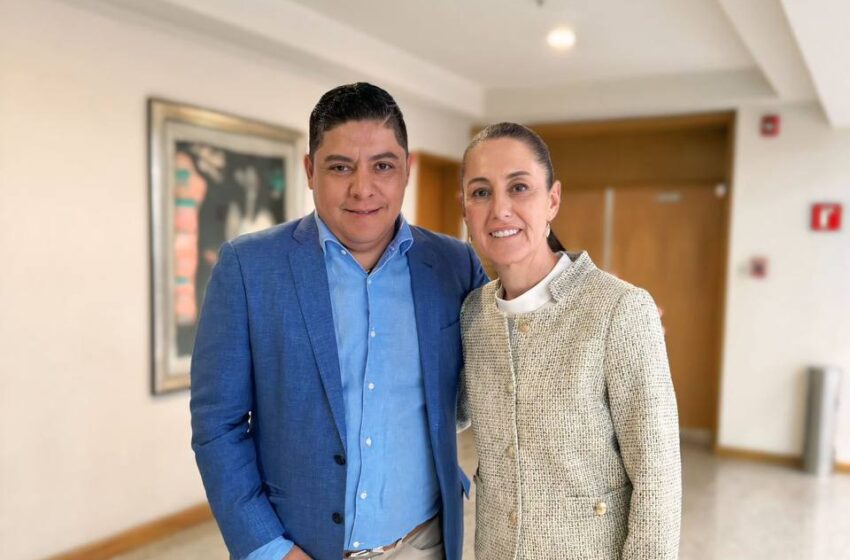  Ricardo Gallardo presenta a Claudia Sheinbaum proyectos para San Luis Potosí por más de 14 mil MDP