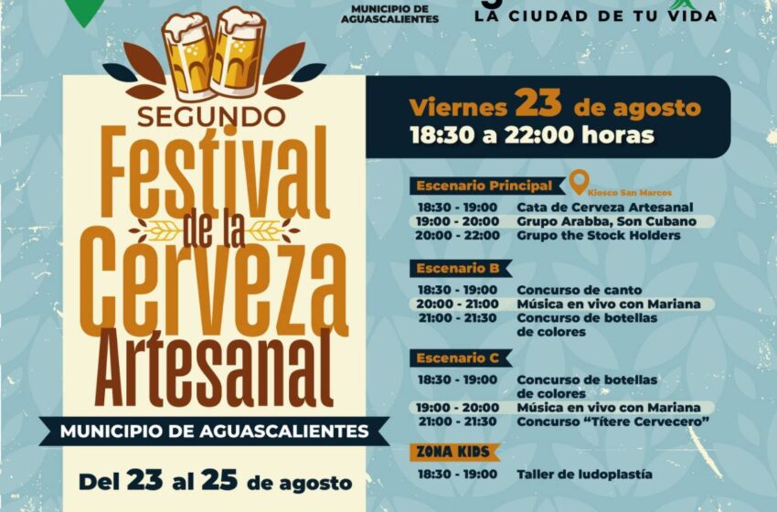  ¡El Festival de la Cerveza Artesanal Regresa a Aguascalientes!